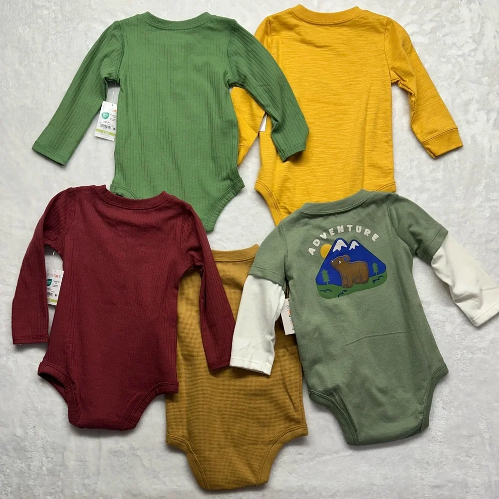 Baby Boy Long Sleeve Bodysuit Bundle Garanimals